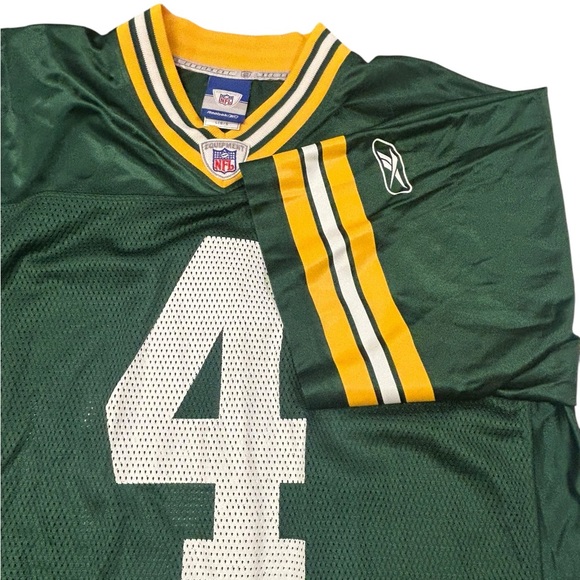 Reebok Brett Favre Authentic NFL On Field Equipment Football Jersey Large #4 - Picture 6 of 9